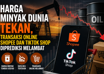 Harga Minyak Dunia Tekan, Transaksi Online Shopee dan TikTok Shop Diprediksi Melambat