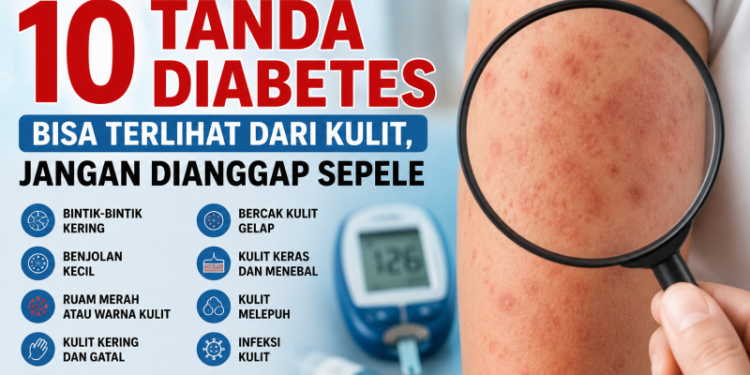 Kenali 10 Tanda Diabetes Bisa Terlihat dari Kulit, Jangan Dianggap Sepele