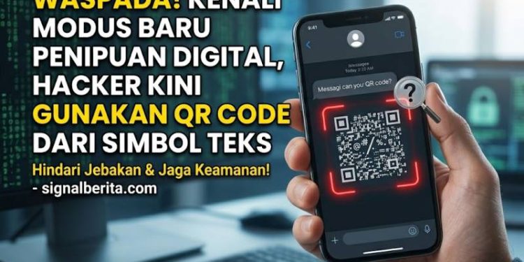 Waspada! Kenali Modus Baru Penipuan Digital, Hacker Kini Gunakan QR Code dari Simbol Teks