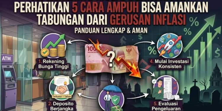 Isi Rekening Mulai Berkurang? Perhatikan 5 Cara Ampuh bisa Amankan Tabungan dari Gerusan Inflas