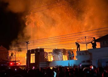 Kebakaran Hebat di Desa Sebukar Kerinci