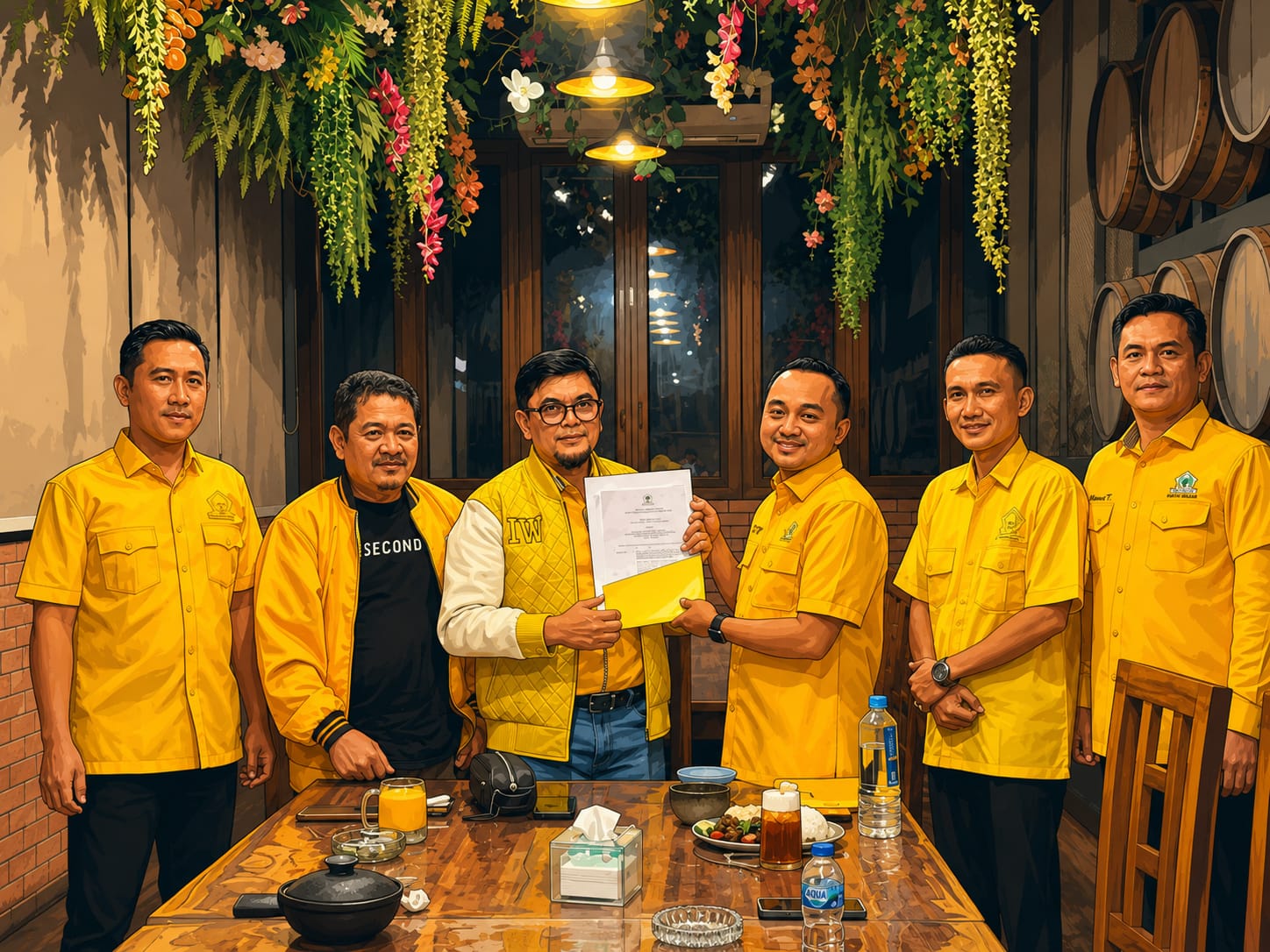 Khalis Mustiko Kembali Pimpin Golkar Tebo, Liga Marisa Jadi Sekretaris