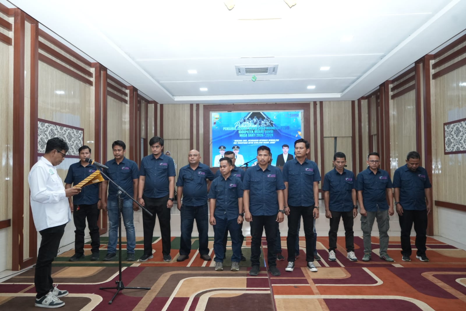 Pengurus SMSI Muaro Jambi Resmi Dilantik, Perkuat Sinergi Pers dan Pemerintah