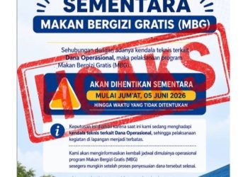 BGN Sebut Kabar Penghentian Sementara Program MBG adalah Hoaks