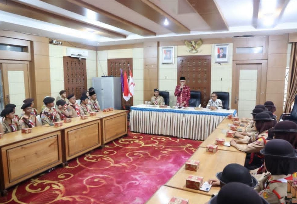 Kontingen Pramuka Kota Sungai Penuh Diberangkatkan Ikut Jambore