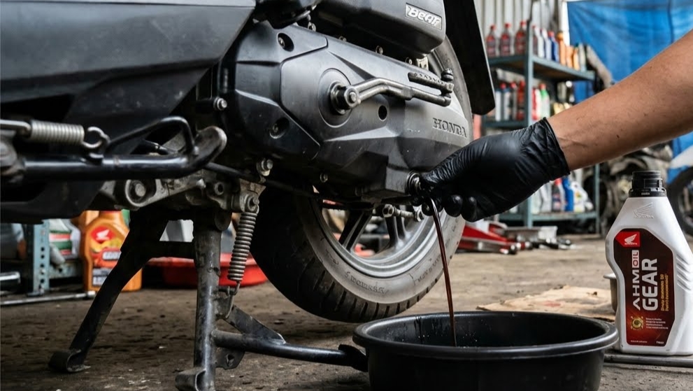 Terlambat Ganti Oli CVT Motor Honda, Ini Pengaruhnya