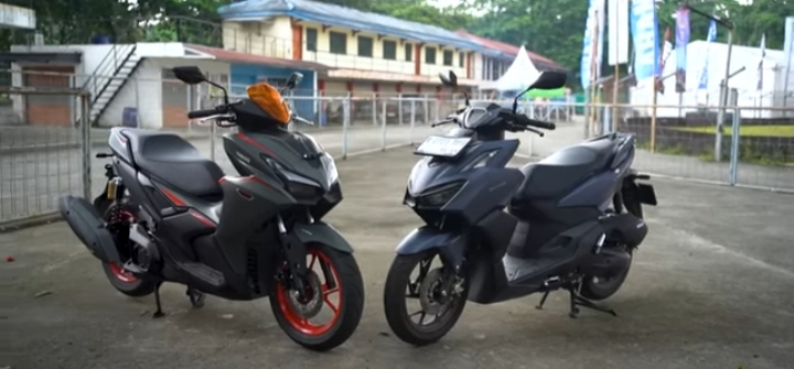Honda Vario Evo 160 vs Yamaha Aerox Alpha
