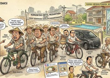 Ketika Orang Kaya Naik Sepeda Ontel
