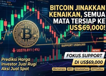 Bitcoin Hari Ini Tertekan,Trader Fokus ke Level Support Ini