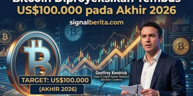 Bitcoin Diproyeksikan Tembus US$100.000