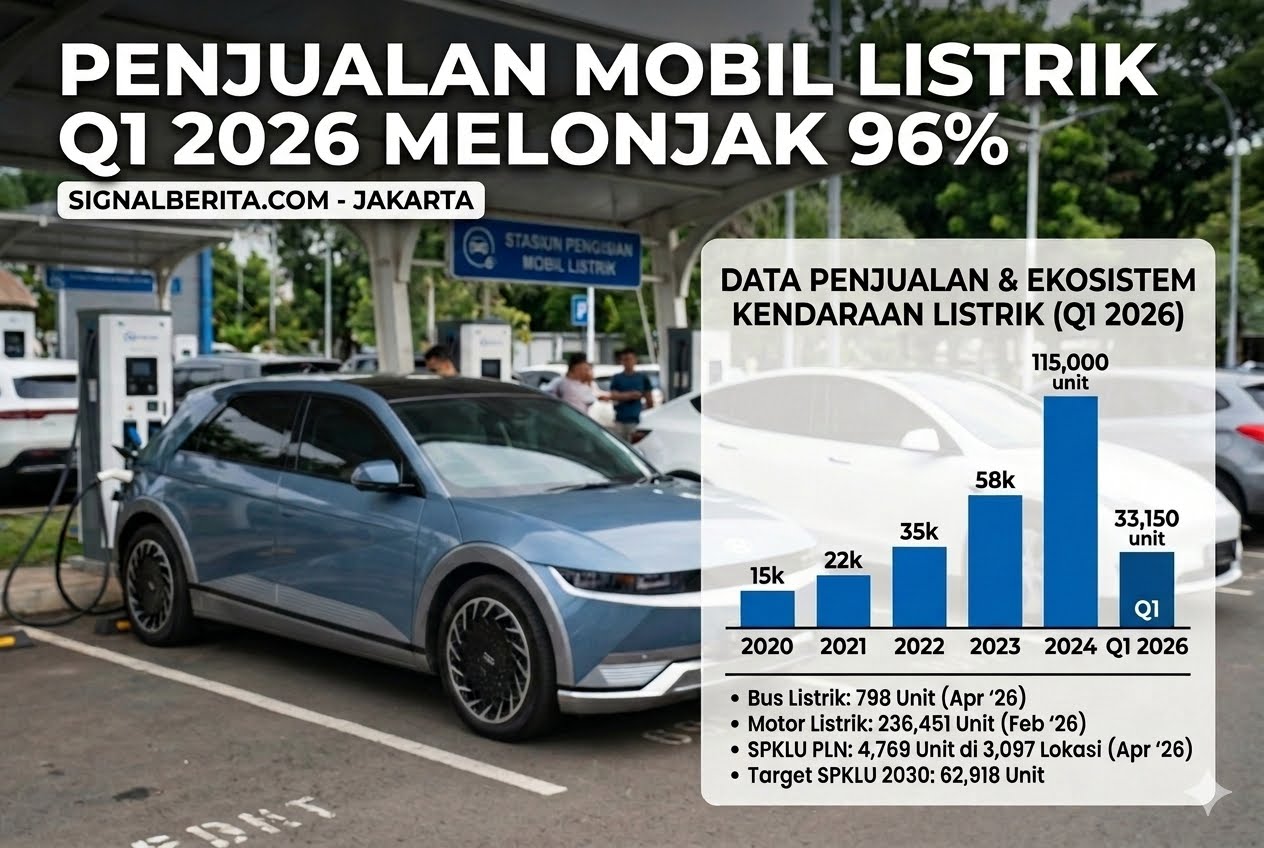 Peminat Mobil Listrik Indonesia Capai 95 Persen