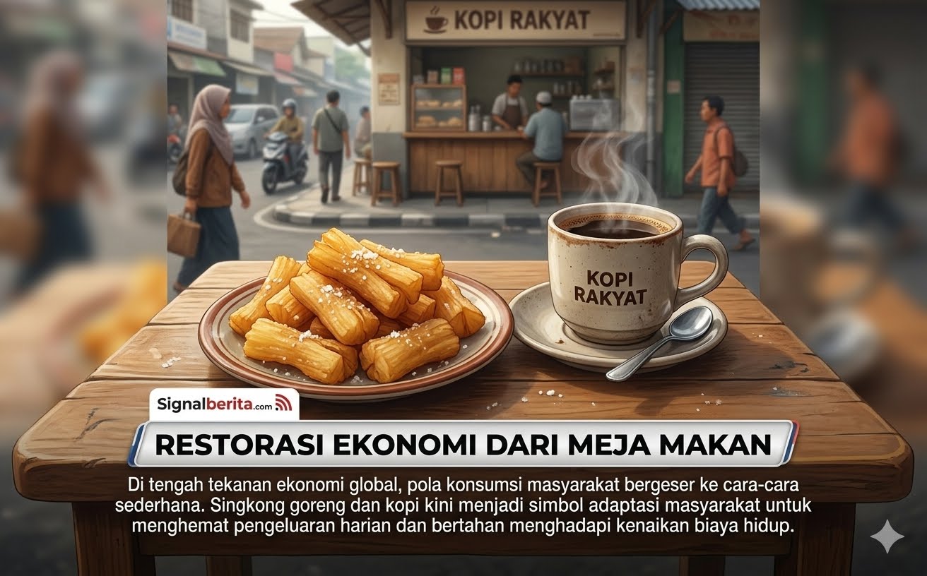 Benarkah Singkong dan Kopi Jadi Pilihan Hemat di Tengah Tekanan Ekonomi