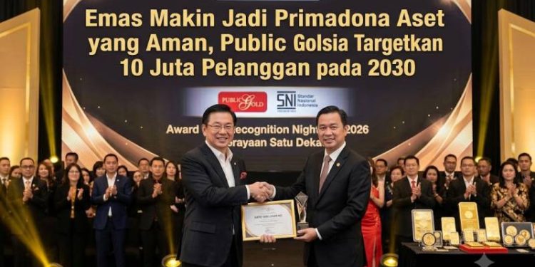 Emas Makin Jadi Primadona Aset yang Aman, Public Gold Indonesia Targetkan 10 Juta Pelanggan pada 2030