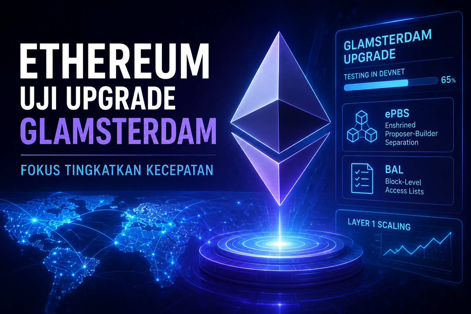 Ethereum Uji Upgrade Glamsterdam