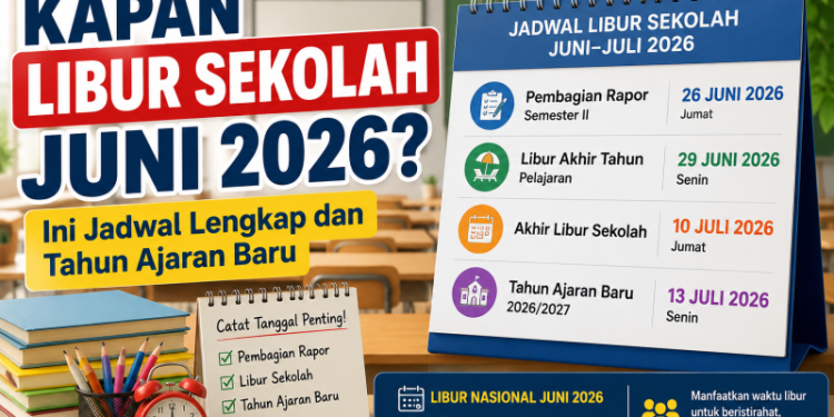 Kapan Libur Sekolah Juni 2026?