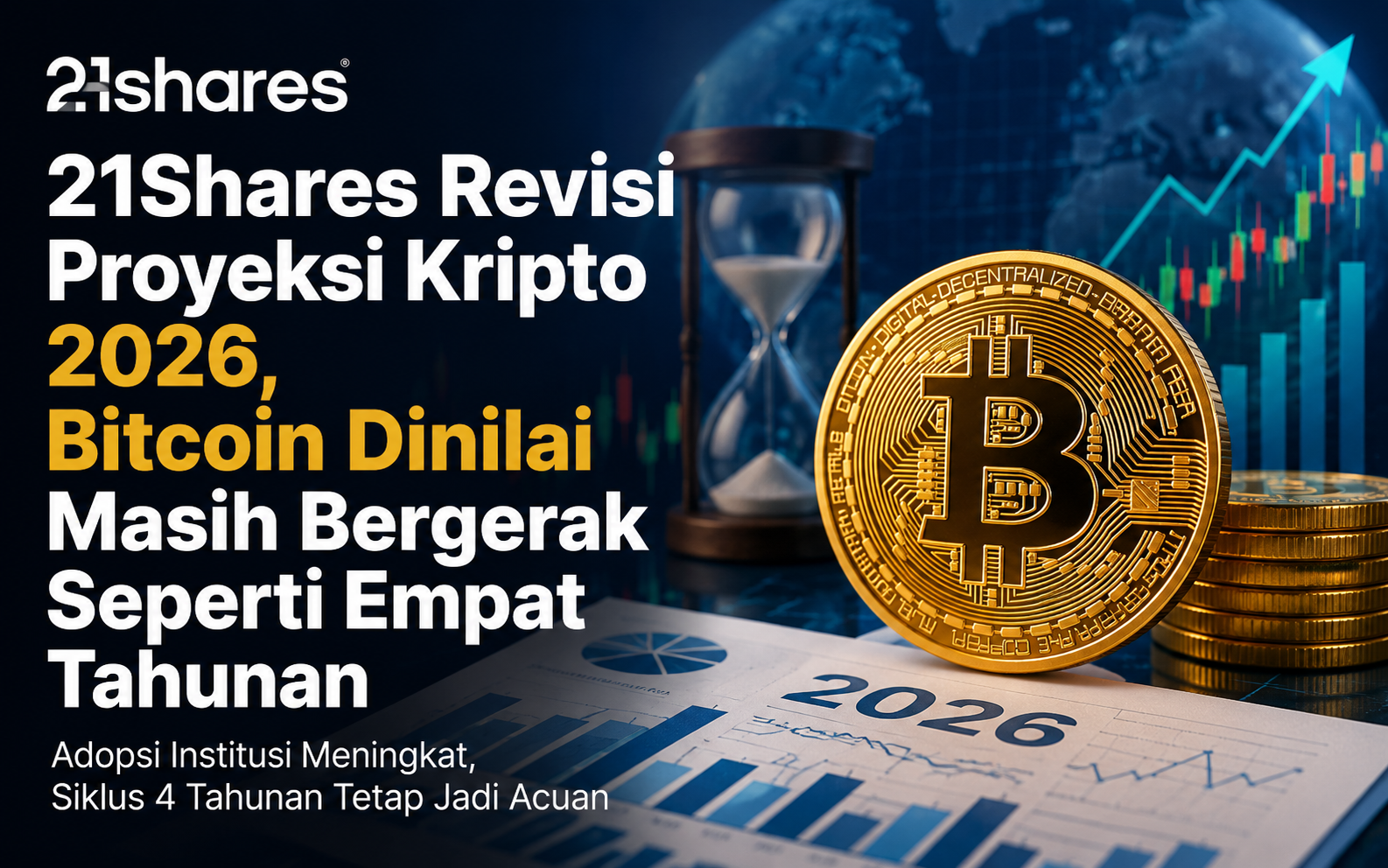 21Shares Revisi Proyeksi Kripto 2026, Bitcoin Dinilai Masih Bergerak Seperti Empat Tahunan