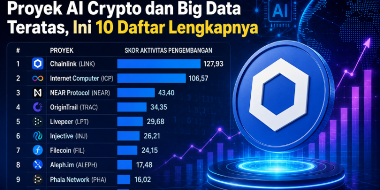 Chainlink Kembali Jadi Proyek AI Crypto dan Big Data Teratas