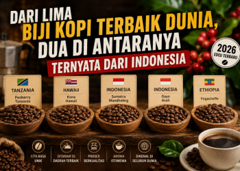 Dari Lima Biji Kopi Terbaik Dunia, Dua Di Antaranya Ternyata dari Indonesia