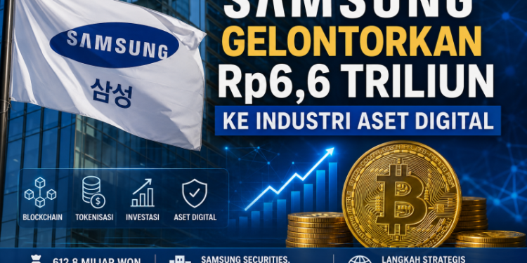 Samsung Gelontorkan Rp6,6 Triliun ke Industri Aset Digital