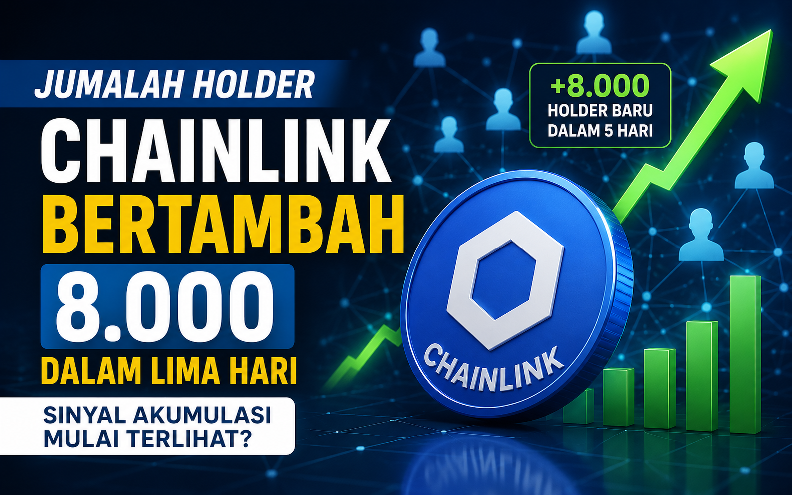 Jumlah Holder Chainlink Bertambah 8.000