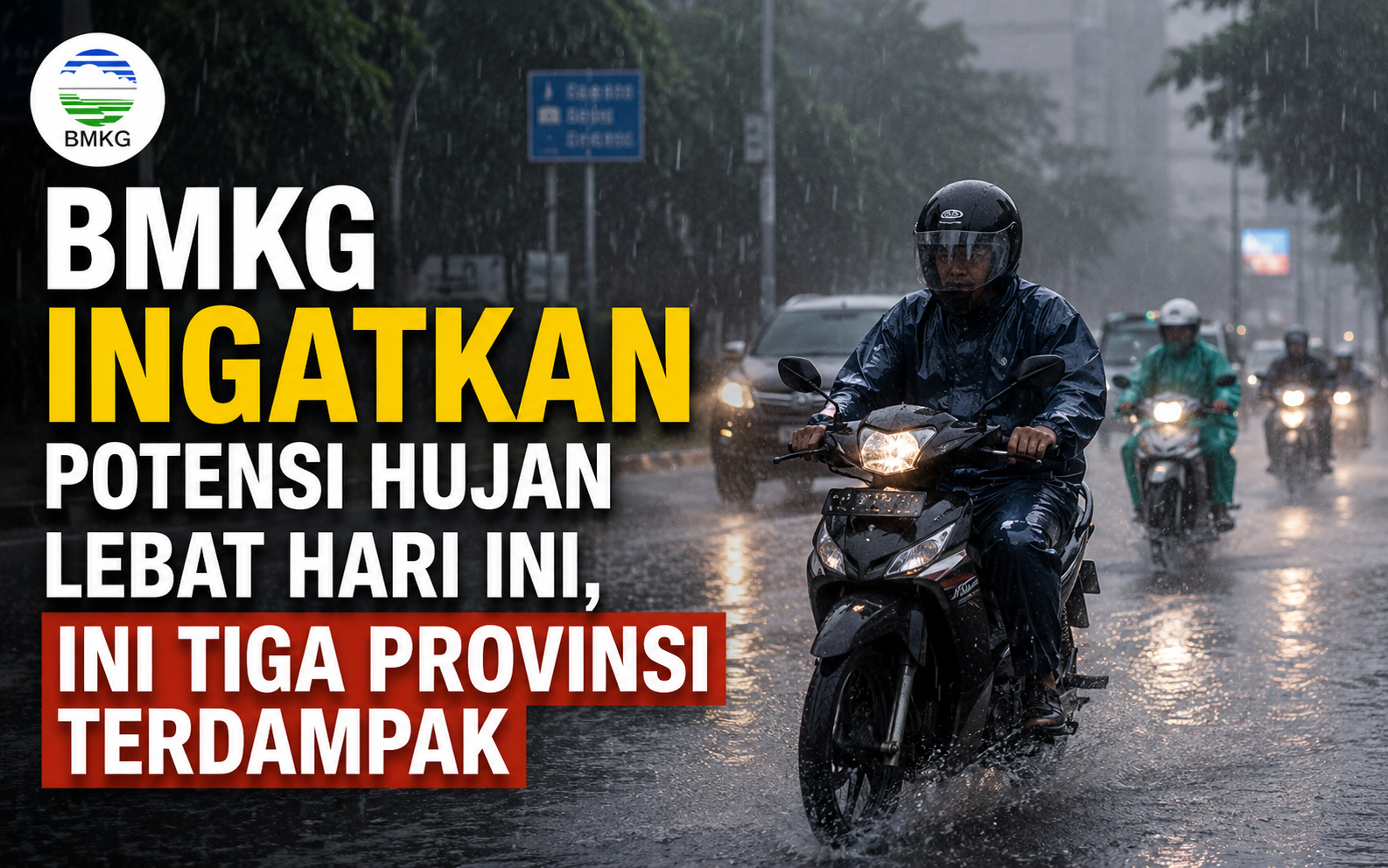 BMKG Ingatkan Potensi Hujan Lebat Hari Ini