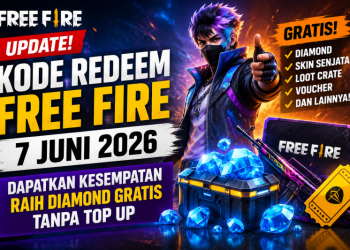 Update! Kode Redeem Free Fire 7 Juni 2026
