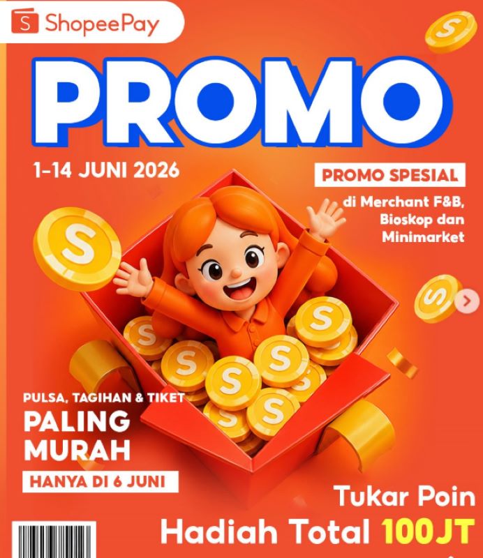 Promo ShopeePay Spesial Juni 2026