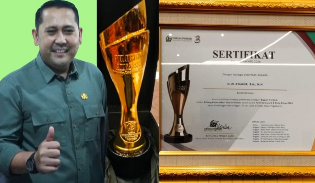 M. Syukur Raih Penghargaan Bupati Terbaik