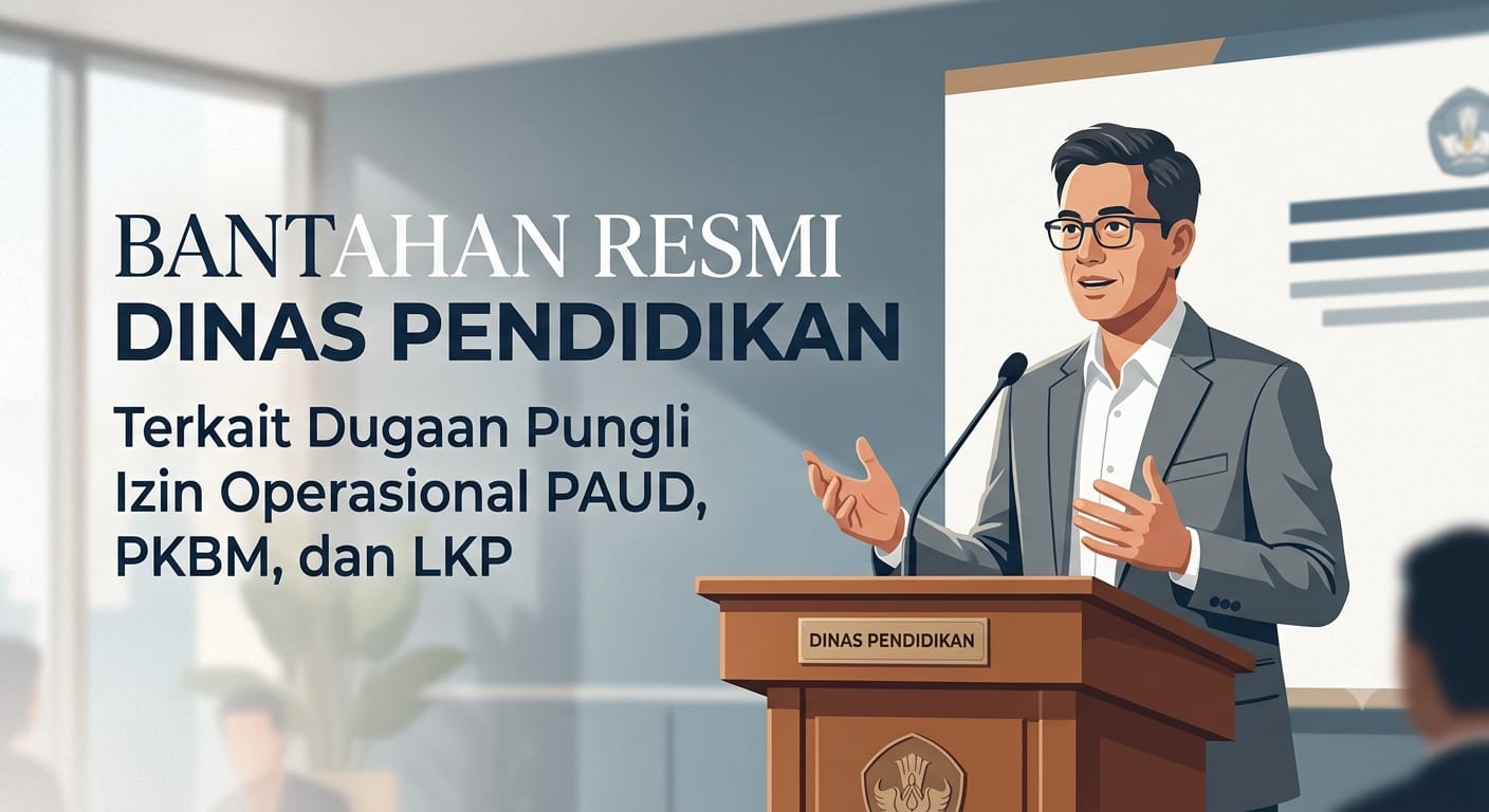 Soal Dugaan Pungli Izin Operasional PKBM dan LKP