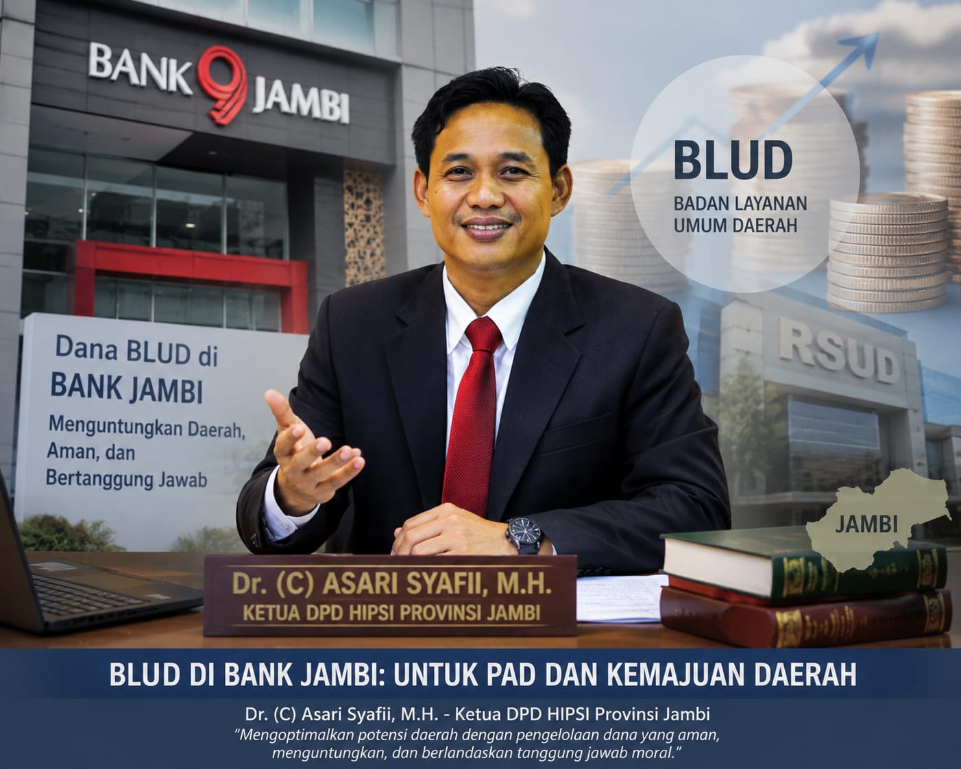 BLUD Disimpan di Bank Jambi