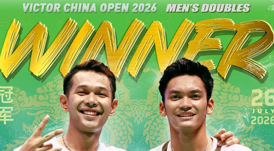 Fajar/Fikri Naik ke Ranking 2 Dunia BWF Usai Juara China Open 2026