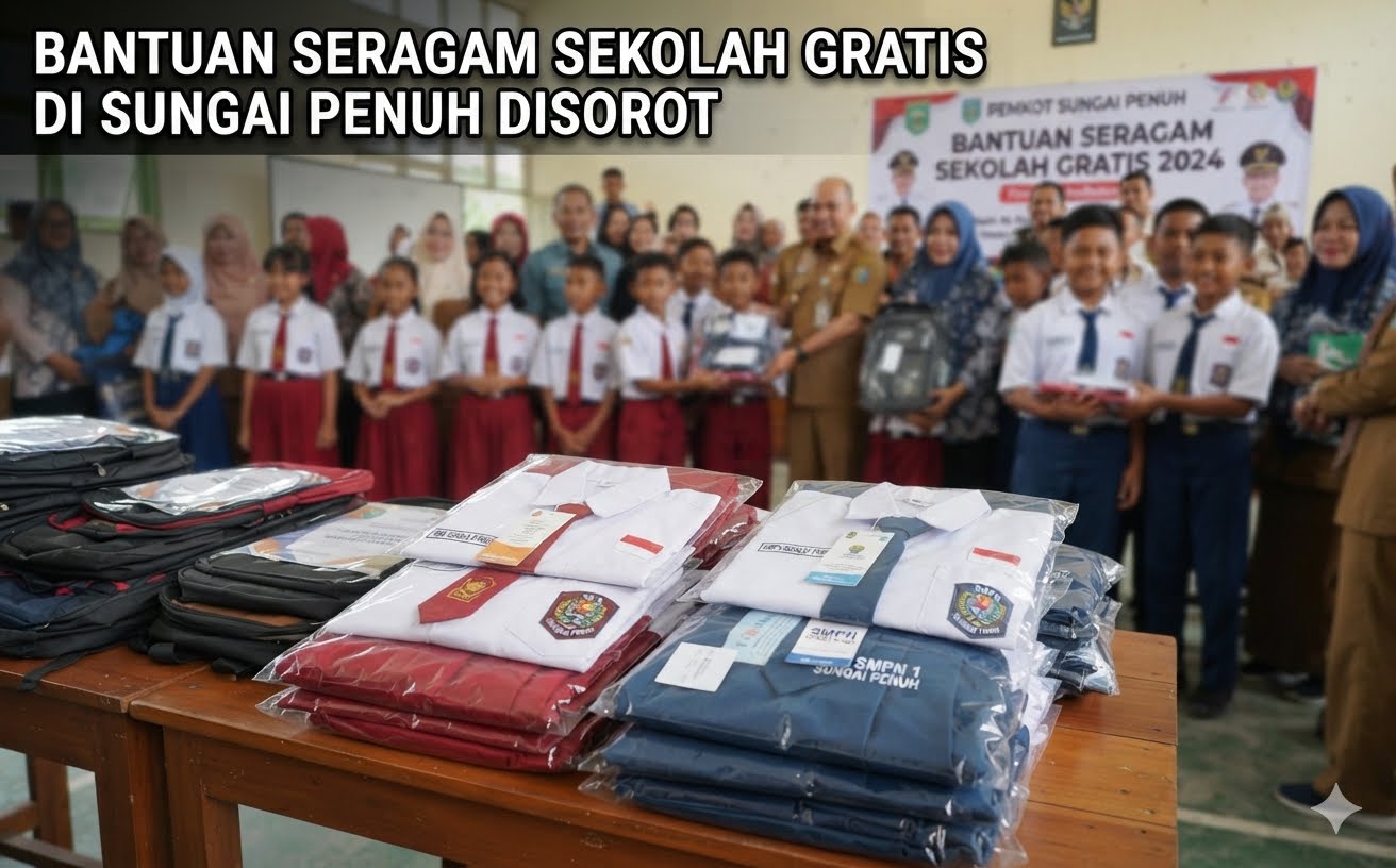 Program Seragam Sekolah Gratis di Sungai Penuh Tuai Sorotan