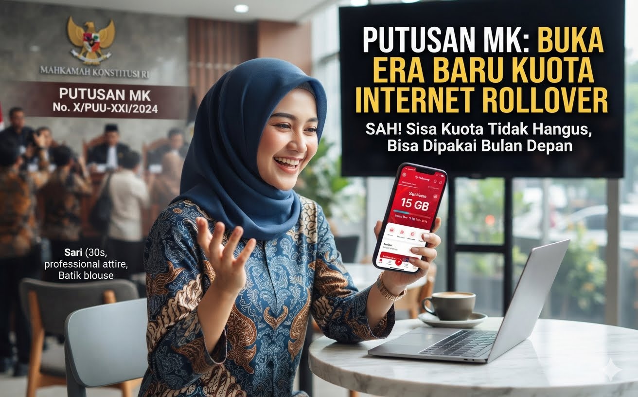 Putusan MK Buka Era Baru Kuota Internet Rollover