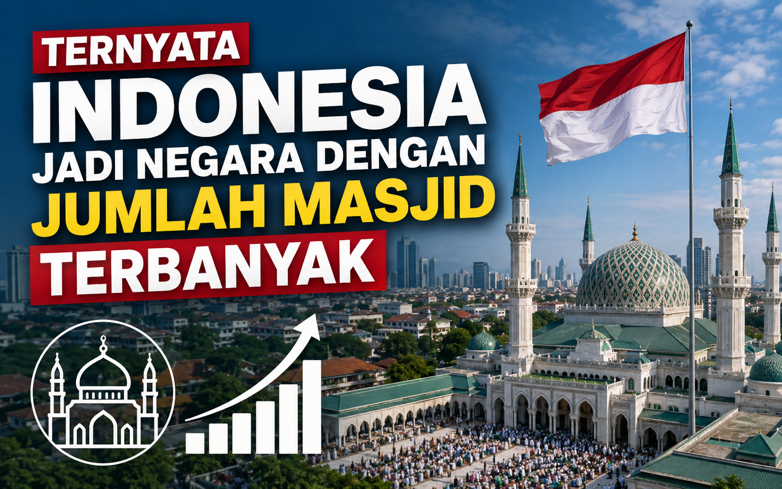 Ternyata Indonesia Jadi Negara dengan Jumlah Masjid Terbanyak
