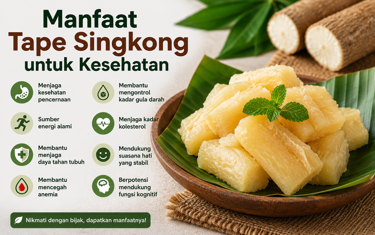 Manfaat Tape Singkong