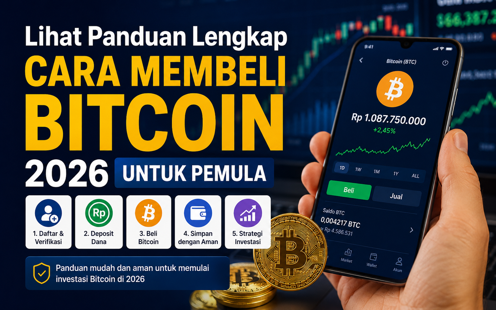 Lihat Panduan Lengkap Cara Membeli Bitcoin 2026