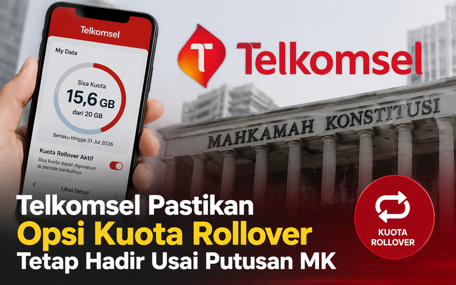 Telkomsel Pastikan Opsi Kuota Rollover Tetap Hadir
