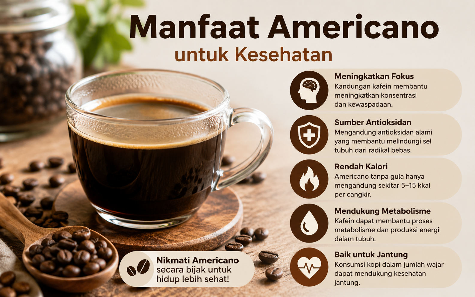 Pahami Manfaat Americano untuk Kesehatan