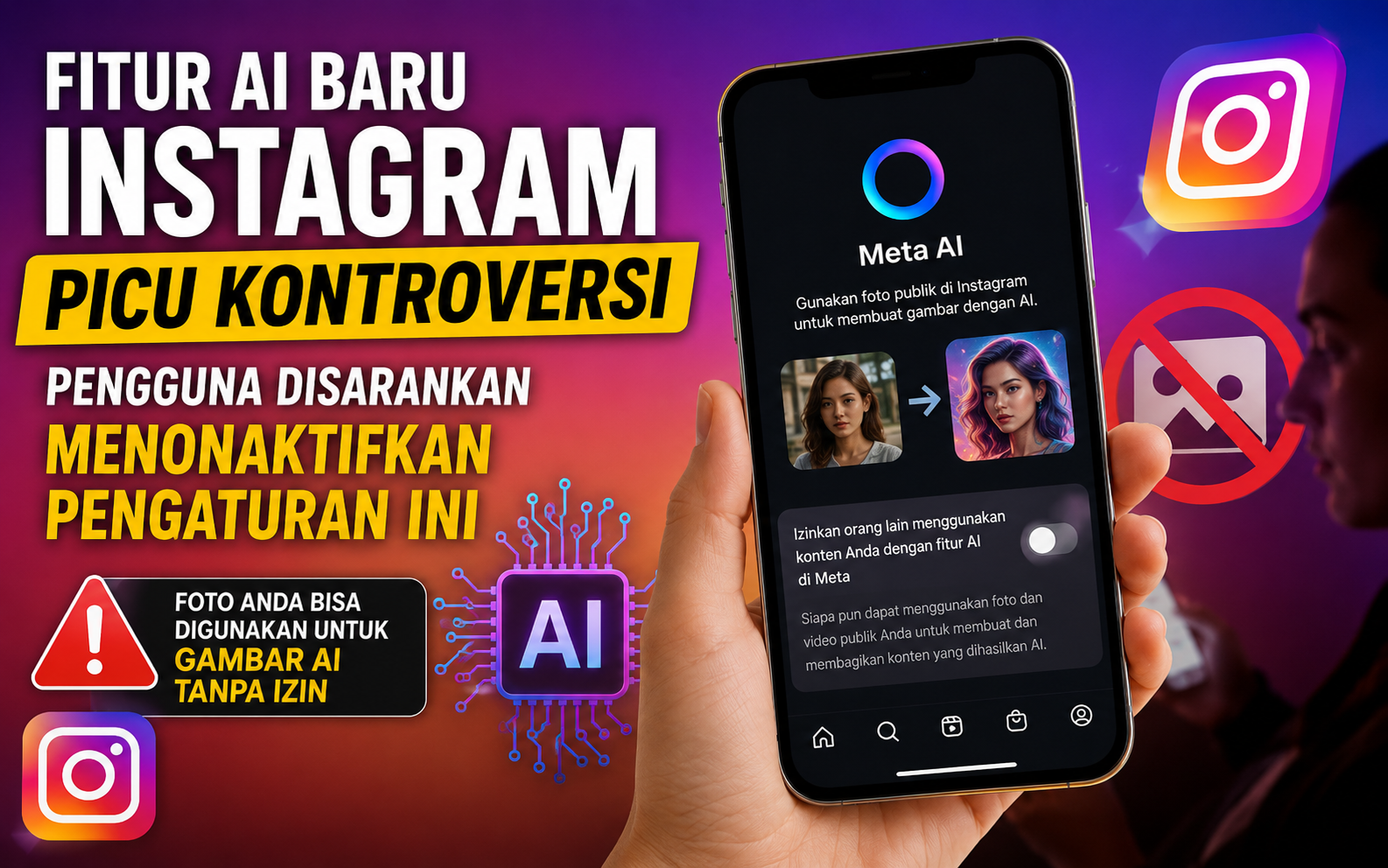 Fitur AI Baru Instagram Picu Kontroversi