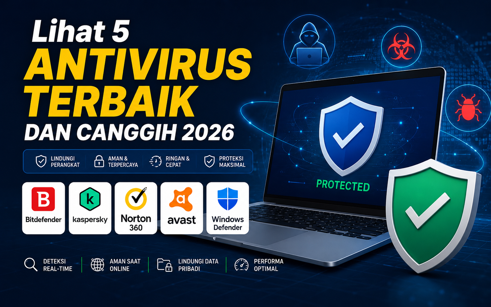 5 Antivirus Terbaik dan Canggih 2026