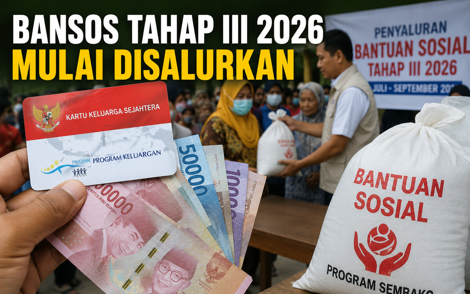 Bansos Tahap III 2026 Mulai Disalurkan