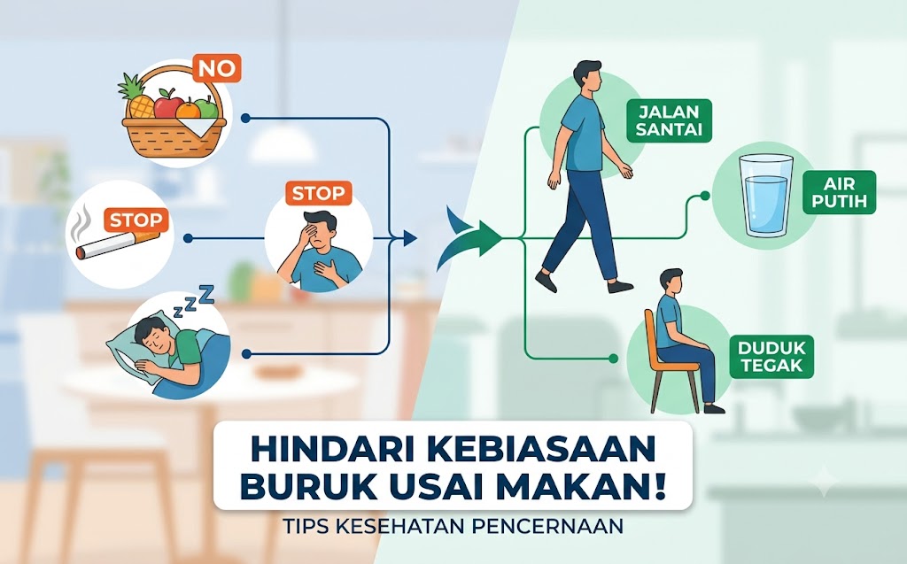 Kebiasaan Ini Setelah Makan