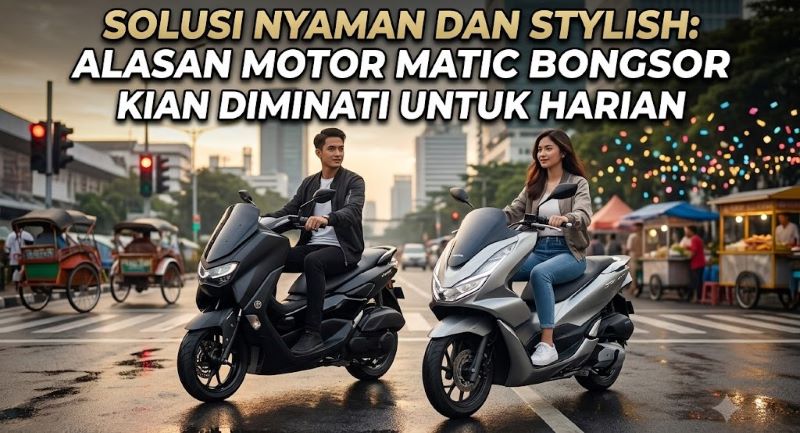 Alasan Motor Matic Bongsor Kian Diminati untuk Harian
