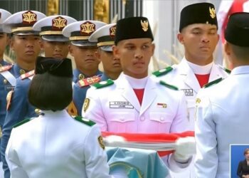 Achmad Fachri Mubarok Jadi Komandan Barisan 8 pada HUT ke-81 RI
