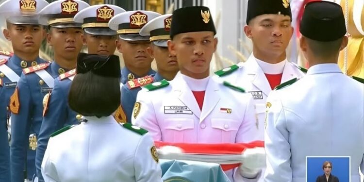 Achmad Fachri Mubarok Jadi Komandan Barisan 8 pada HUT ke-81 RI