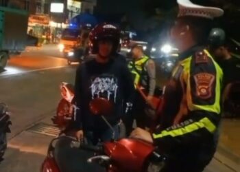 72 Kendaraan Berknalpot Brong Kerap Meresahkan diaman