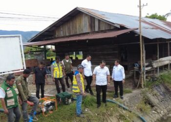 BWS Sumatera I Bantu Petani Tampok Blang Hadapi Kekeringan dengan Pompa Air