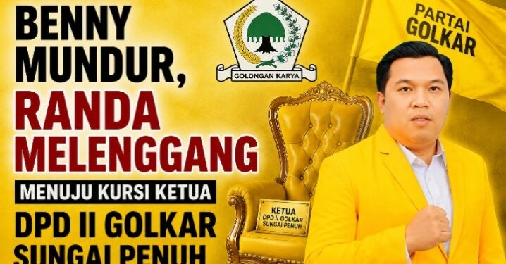 Benny Mundur dari Pencalonan, Randa Melenggang Menuju Kursi Ketua Golkar Sungai Penuh 
