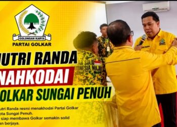Hutri Randa Resmi Nahkodai DPD II Golkar Sungai Penuh