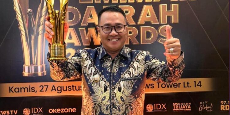 Wako Alfin Terima Penghargaan Kategori Apresiasi Inovasi Daerah